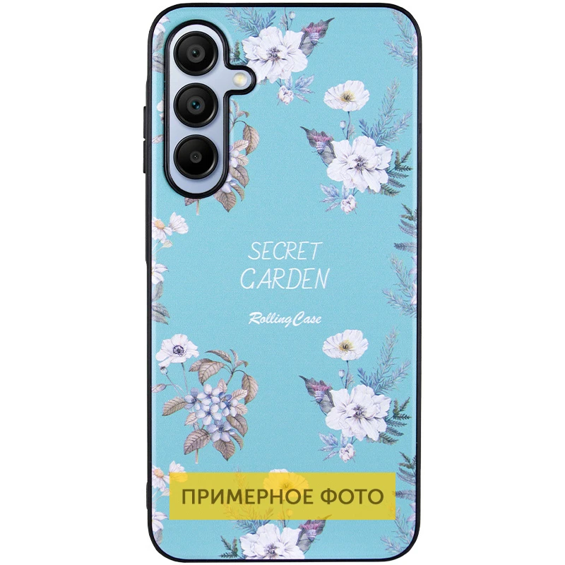 TPU+PC чехол Secret Garden для Samsung Galaxy A06, Mint 1, TPU+PC, купить оптом с доставкой
