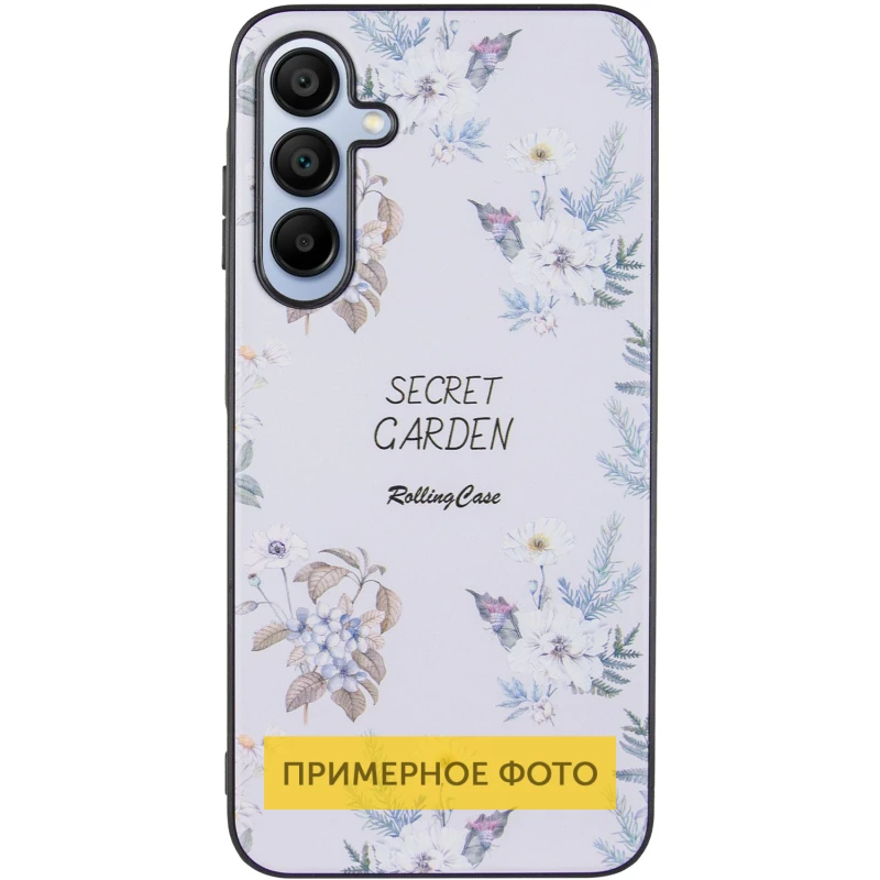 TPU+PC чехол Secret Garden для Samsung Galaxy A06, White 1, TPU+PC, купить оптом с доставкой