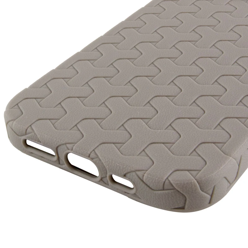 Чохол TPU Weaving для Apple iPhone 12 Pro Max (6.7"), Grey 4, TPU, купити оптом з доставкою