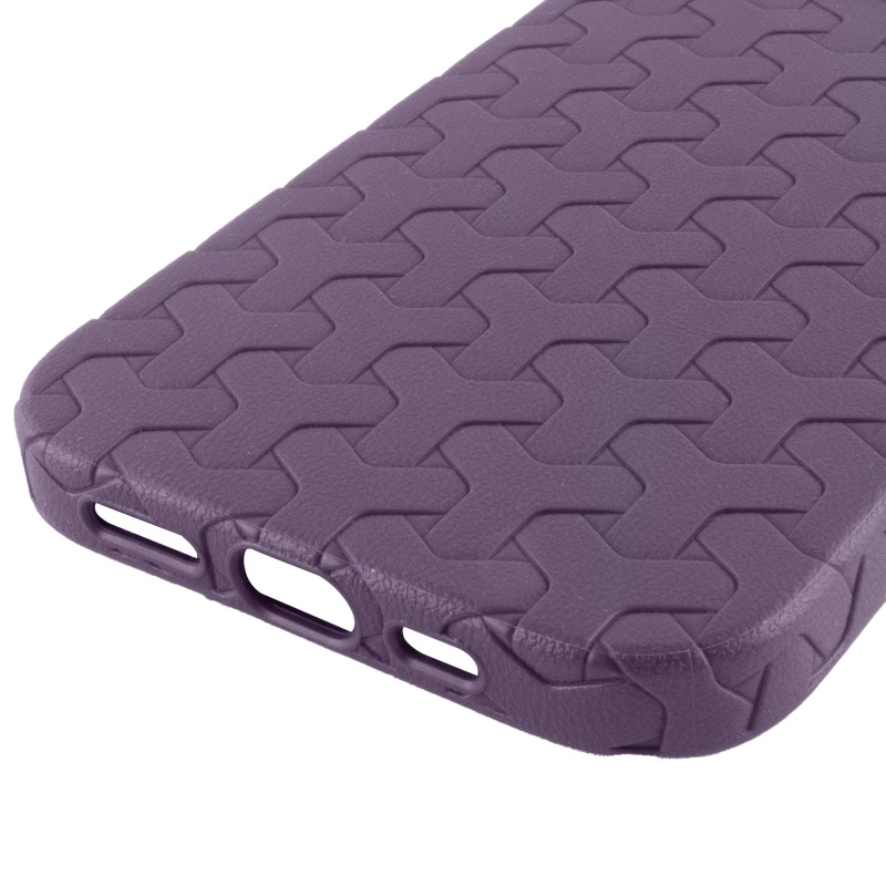 Чохол TPU Weaving для Apple iPhone 12 Pro Max (6.7"), Purple 4, TPU, купити оптом з доставкою