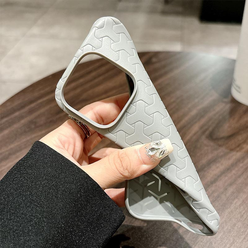 Чехол TPU Weaving для Apple iPhone 13 Pro Max (6.7) на картинке №4