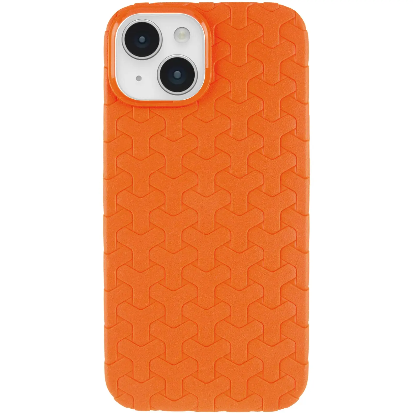 Чехол TPU Weaving для Apple iPhone 15 (6.1"), Orange 1, TPU, купить оптом с доставкой