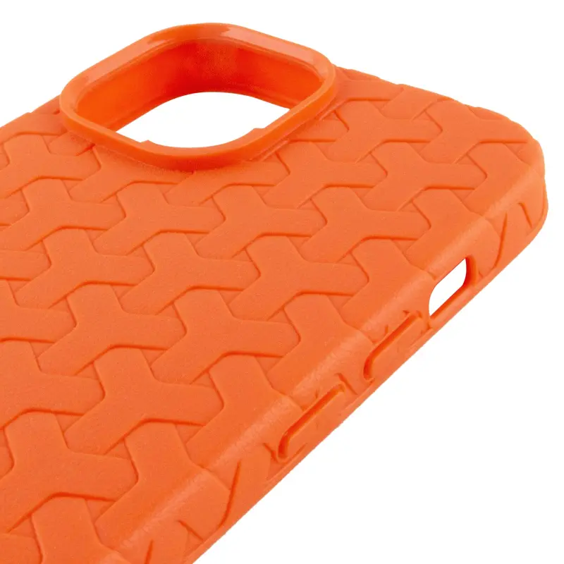 Чехол TPU Weaving для Apple iPhone 15 (6.1"), Orange 3, TPU, купить оптом с доставкой