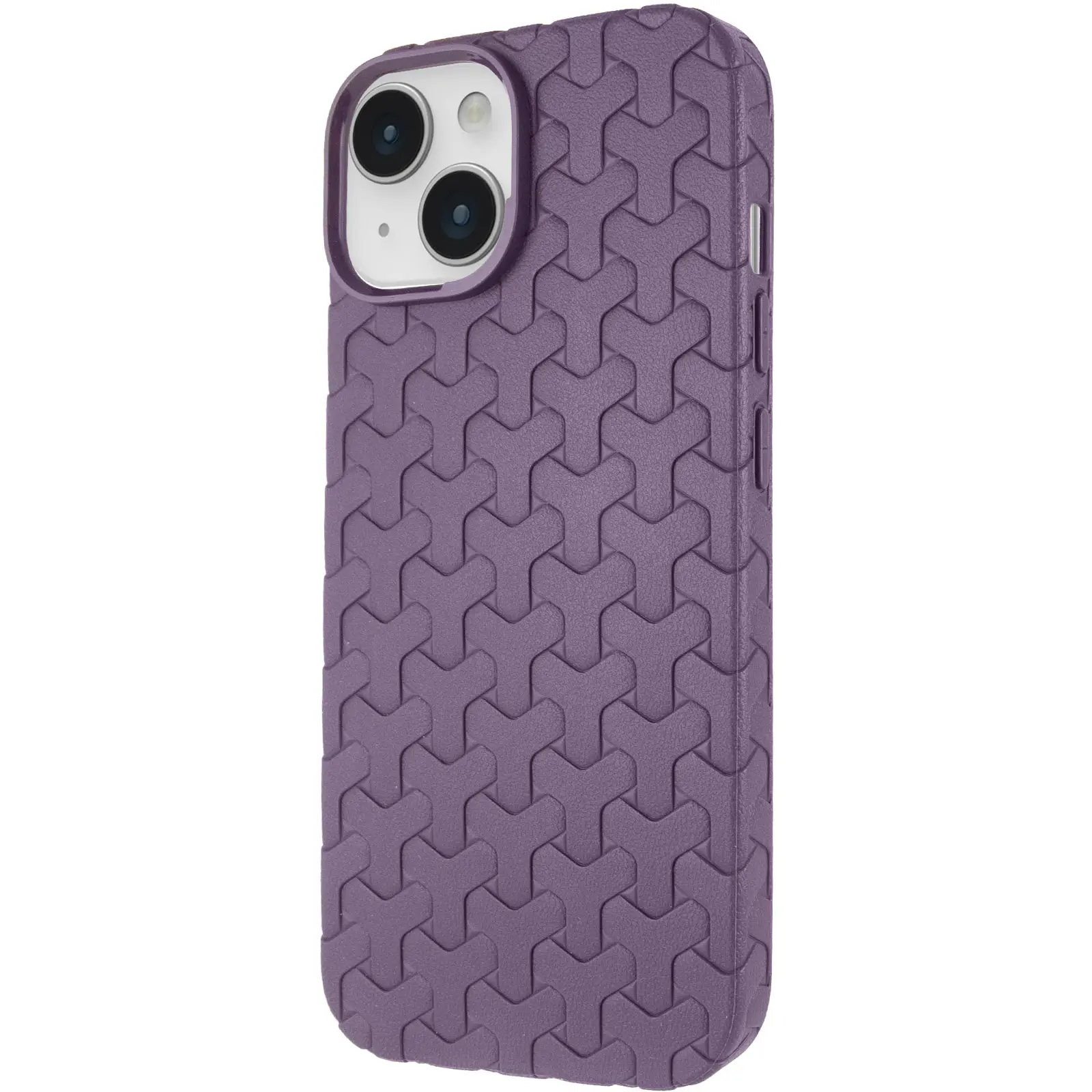 Чехол TPU Weaving для Apple iPhone 15 (6.1"), Purple, TPU, купить оптом с доставкой