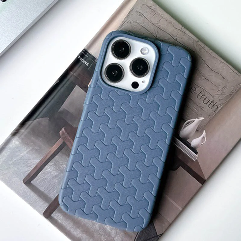 Чехол TPU Weaving для Apple iPhone 15 Pro (6.1"), Blue 1, TPU, купить оптом с доставкой