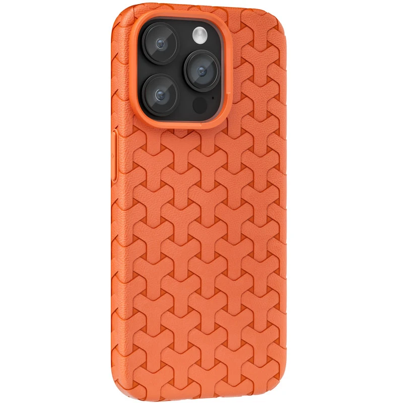 Чехол TPU Weaving для Apple iPhone 15 Pro (6.1"), Orange, TPU, купить оптом с доставкой