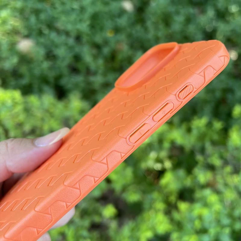Чехол TPU Weaving для Apple iPhone 15 Pro (6.1"), Orange 2, TPU, купить оптом с доставкой