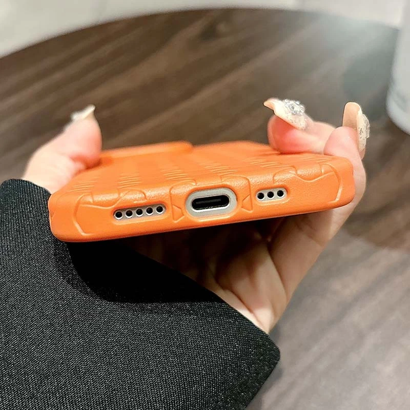 Чехол TPU Weaving для Apple iPhone 15 Pro (6.1"), Orange 5, TPU, купить оптом с доставкой