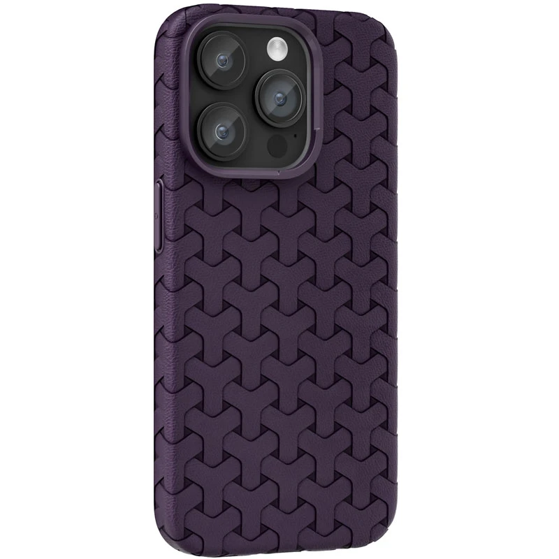 Чехол TPU Weaving для Apple iPhone 15 Pro (6.1"), Purple, TPU, купить оптом с доставкой