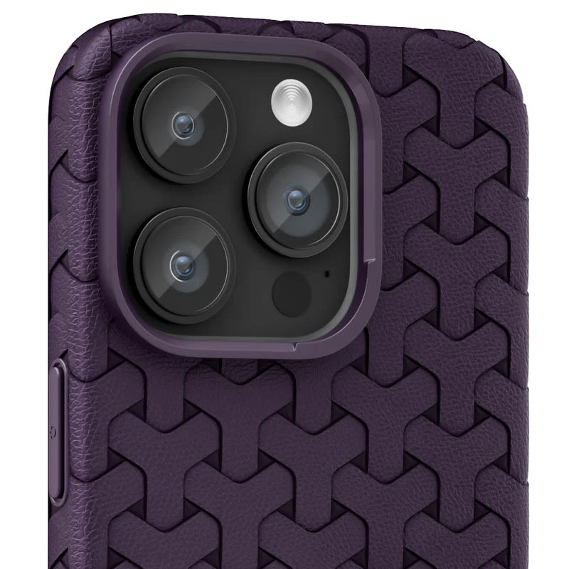 Чехол TPU Weaving для Apple iPhone 15 Pro (6.1"), Purple 1, TPU, купить оптом с доставкой