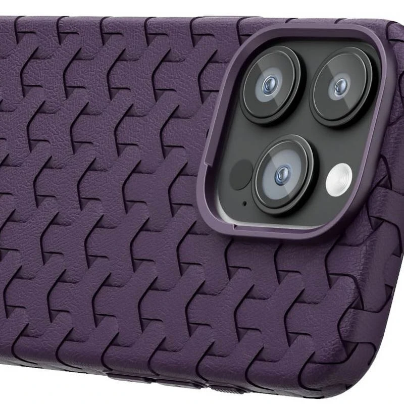 Чехол TPU Weaving для Apple iPhone 15 Pro (6.1"), Purple 2, TPU, купить оптом с доставкой