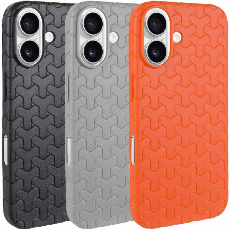 Чехол TPU Weaving для Apple iPhone 16 (6.1"), TPU, купить оптом с доставкой