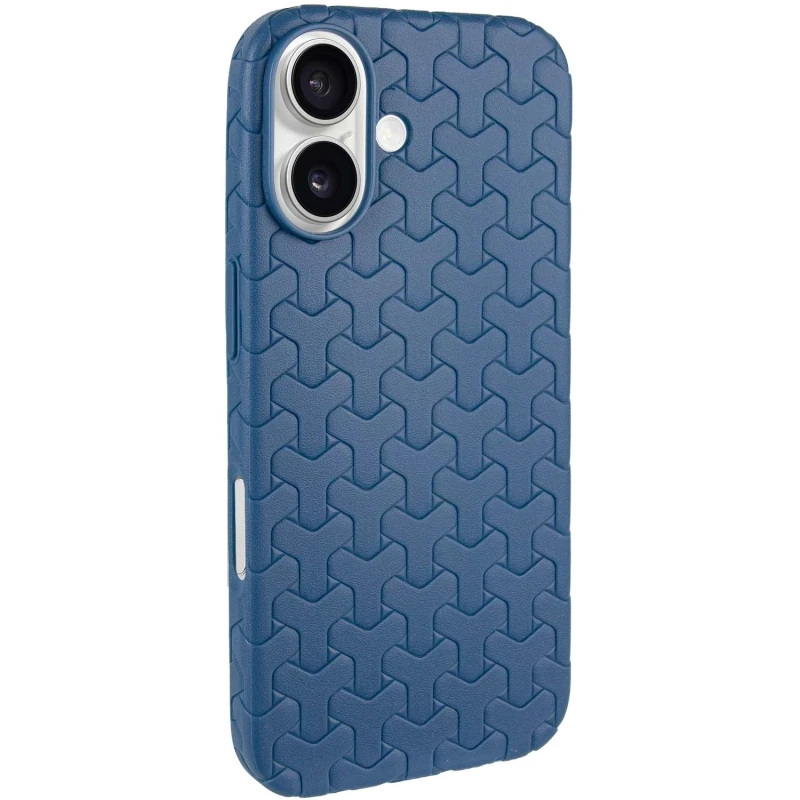 Чехол TPU Weaving для Apple iPhone 16 (6.1"), Blue, TPU, купить оптом с доставкой