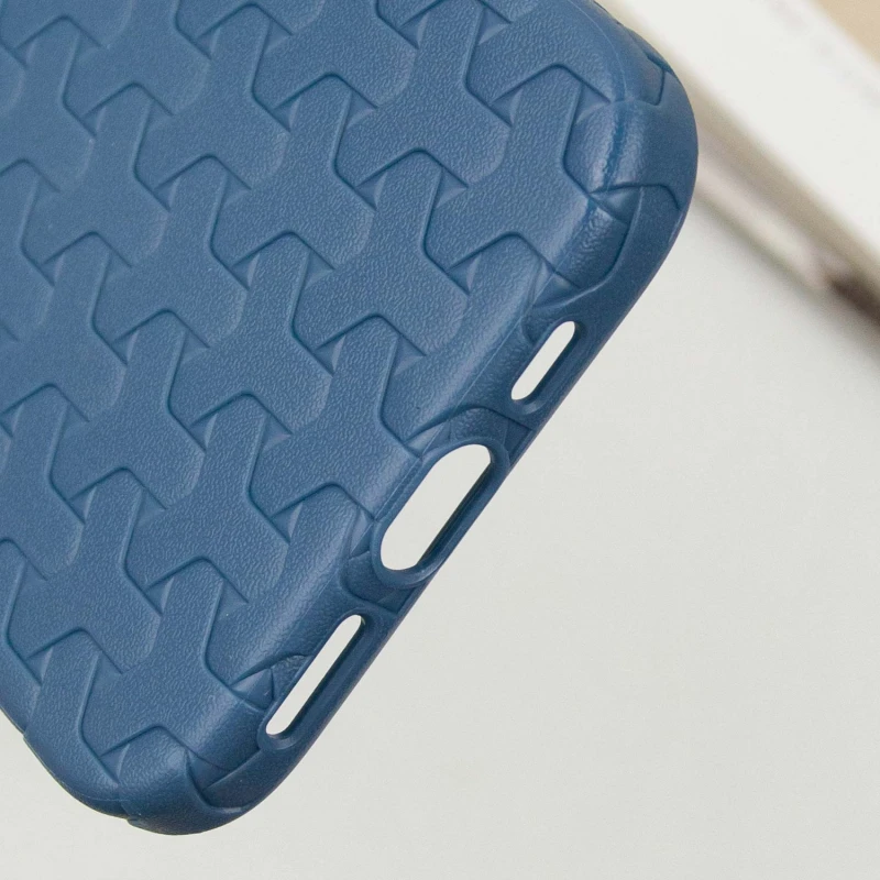 Чехол TPU Weaving для Apple iPhone 16 (6.1"), Blue 5, TPU, купить оптом с доставкой