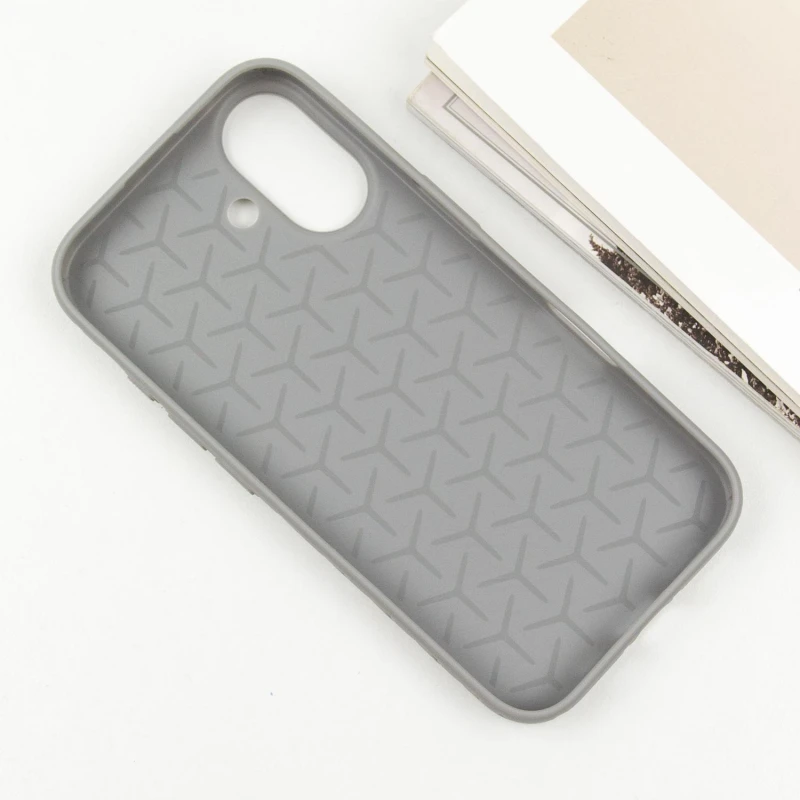 Чехол TPU Weaving для Apple iPhone 16 (6.1"), Grey 2, TPU, купить оптом с доставкой