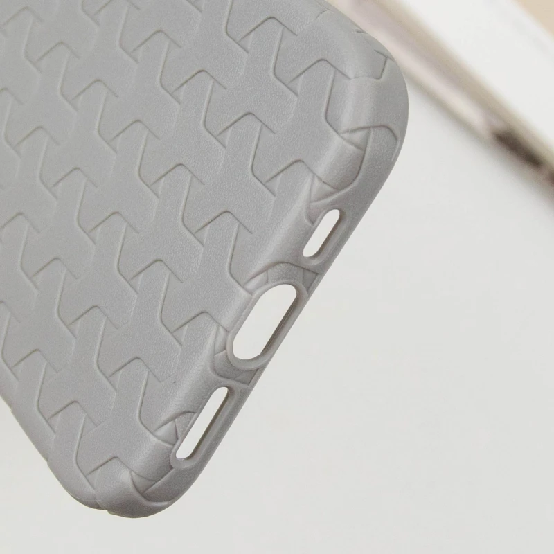 Чехол TPU Weaving для Apple iPhone 16 (6.1"), Grey 5, TPU, купить оптом с доставкой