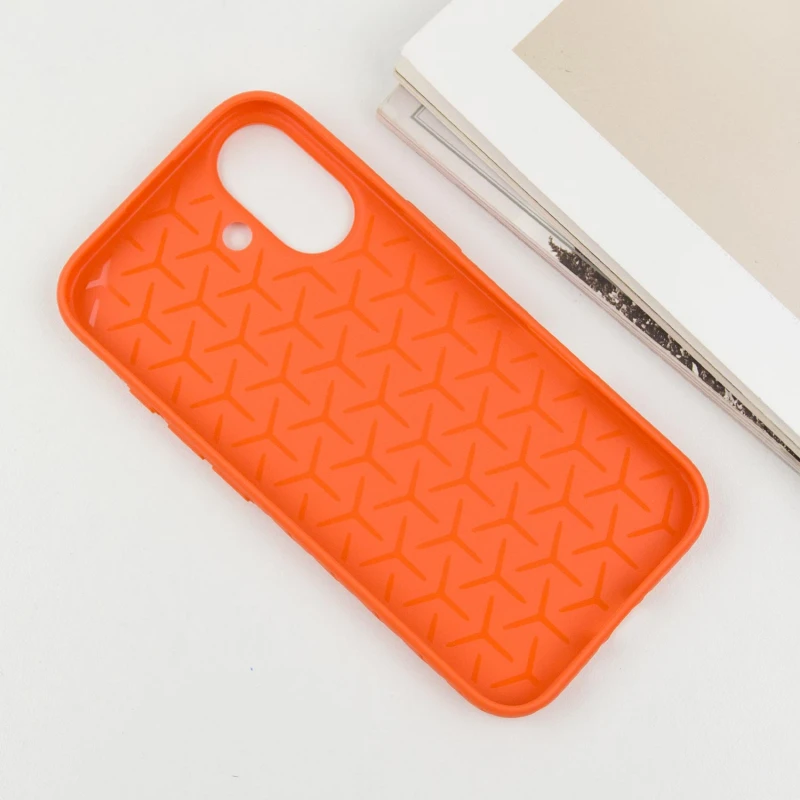 Чехол TPU Weaving для Apple iPhone 16 (6.1"), Orange 2, TPU, купить оптом с доставкой