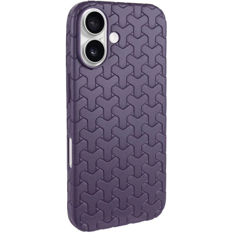 Чехол TPU Weaving для Apple iPhone 16 (6.1"), Purple, TPU, купить оптом с доставкой