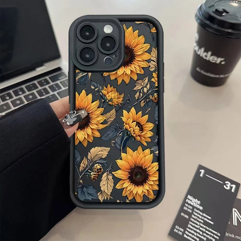 TPU чохол Prestige для Apple iPhone 11 Pro (5.8"), Sunflower 1, TPU, купити оптом з доставкою