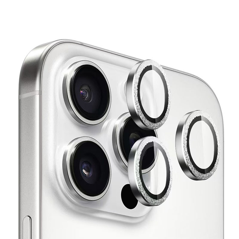 Захисне скло BlueO Metal на камеру для Apple iPhone 16 Pro / 16 Pro Max / 15 Pro / 15 Pro Max на малюнкі №3