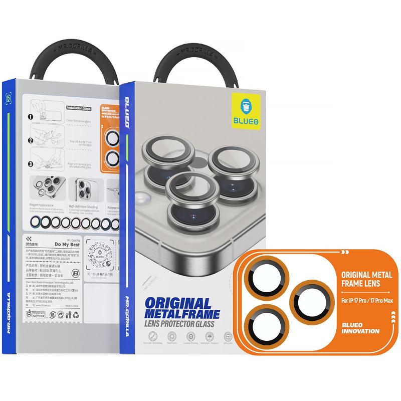 Захисне скло BlueO Metal на камеру для Apple iPhone 17 Pro / 17 Pro Max на малюнкі №3