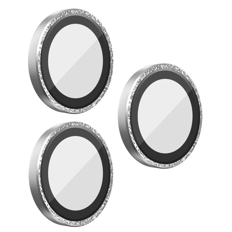 Защитное стекло BlueO Metal на камеру для Apple iPhone 18 Pro / 18 Pro Max, Серебряный / Silver Diamond, Закаленное стекло, купить оптом с доставкой