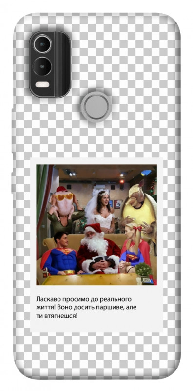 Чехол itsPrint New Year's cinema 3 для Nokia C21 Plus, itsellopt, купить оптом с доставкой