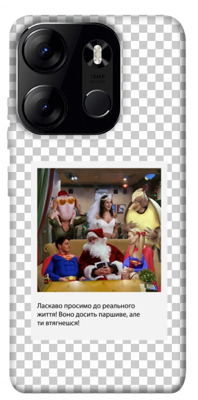 Чехол itsPrint New Year's cinema 3 для Tecno Spark Go 2023, itsellopt, купить оптом с доставкой