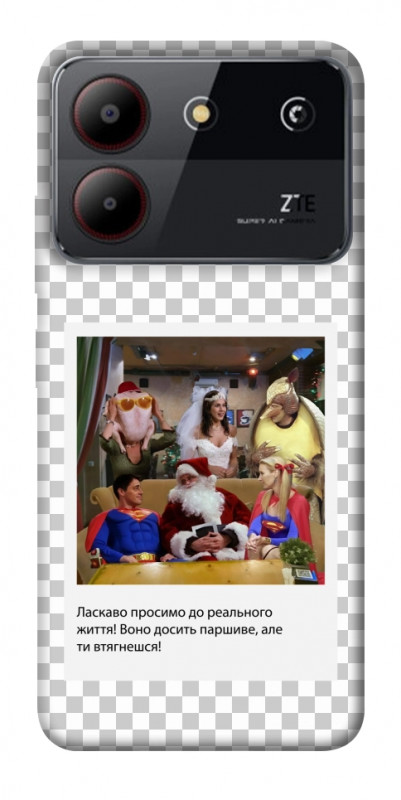 Чехол itsPrint New Year's cinema 3 для ZTE Blade A54 4G, itsellopt, купить оптом с доставкой