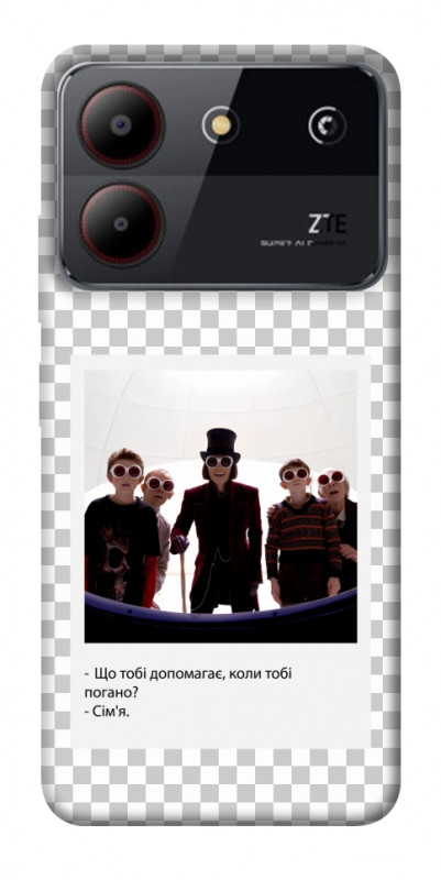 Чехол itsPrint New Year's cinema 5 для ZTE Blade A54 4G, itsellopt, купить оптом с доставкой