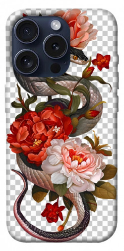 Чехол itsPrint Snake 1 для Apple iPhone 15 Pro (6.1")