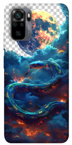 Чехол itsPrint Snake 3 для Xiaomi Redmi Note 10 / Note 10s