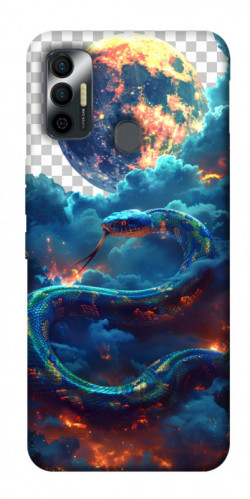 Чехол itsPrint Snake 3 для TECNO Spark 7