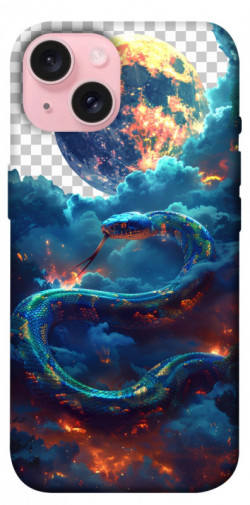 Чехол itsPrint Snake 3 для Apple iPhone 15 (6.1")