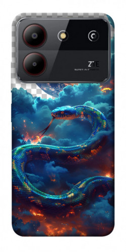 Чехол itsPrint Snake 3 для ZTE Blade A54 4G