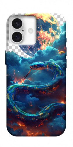 Чехол itsPrint Snake 3 для Apple iPhone 16 Plus (6.7")