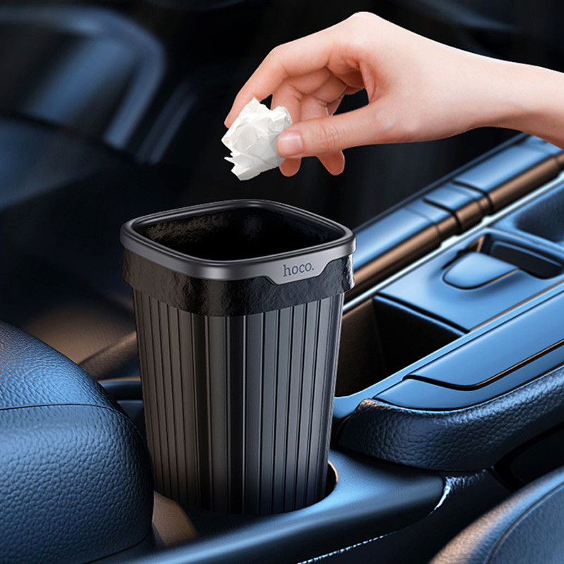 Автомобільний контейнер для сміття у підсклянник Hoco ZP12 на малюнкі №7