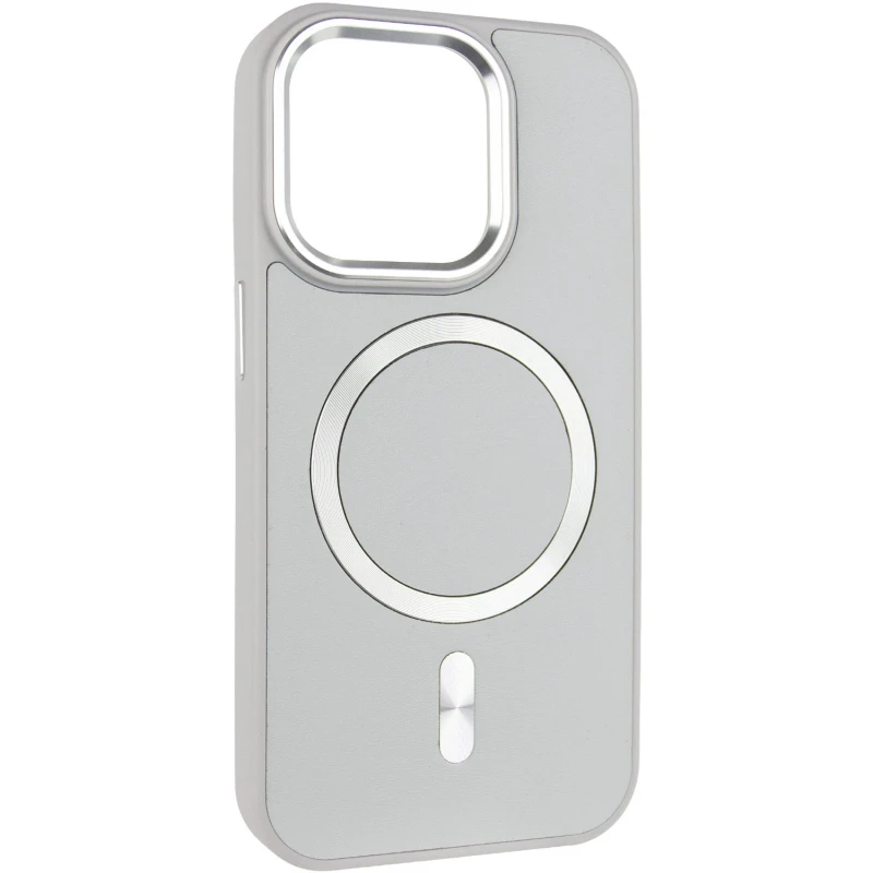 Шкіряний чохол SnapCase with MagSafe для Apple iPhone 11 Pro Max (6.5"), Grey, Штучна шкіра, купити оптом з доставкою