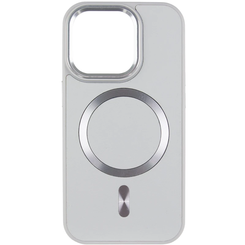 Шкіряний чохол SnapCase with MagSafe для Apple iPhone 11 Pro Max (6.5"), Grey 1, Штучна шкіра, купити оптом з доставкою