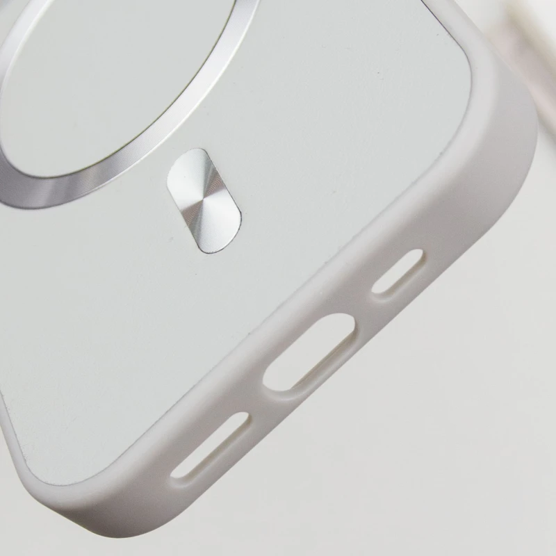 Шкіряний чохол SnapCase with MagSafe для Apple iPhone 15 Pro (6.1"), Grey 6, Штучна шкіра, купити оптом з доставкою