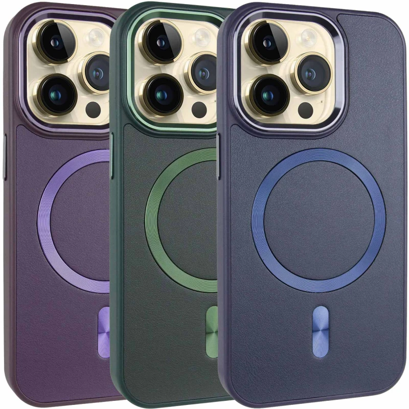Шкіряний чохол SnapCase with MagSafe для Apple iPhone 15 Pro Max (6.7"), Штучна шкіра, купити оптом з доставкою