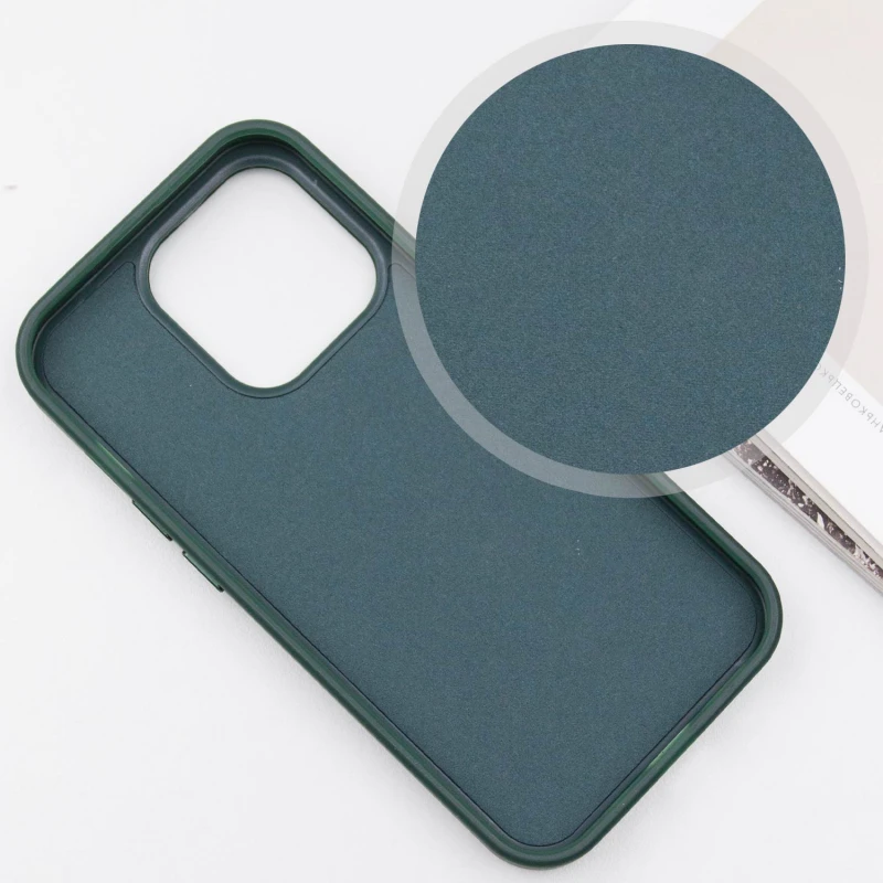 Шкіряний чохол SnapCase with MagSafe для Apple iPhone 15 Pro Max (6.7"), Green 3, Штучна шкіра, купити оптом з доставкою