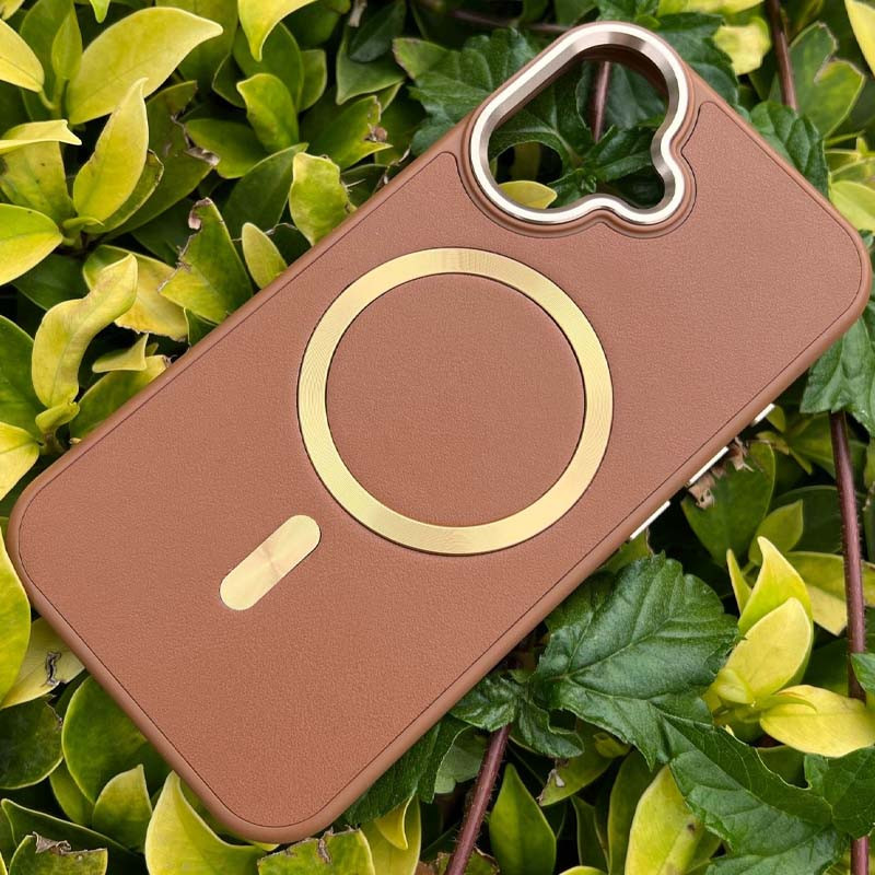 Кожаный чехол SnapCase with MagSafe для Apple iPhone 16 (6.1) | Искусственная кожа на картинке №2
