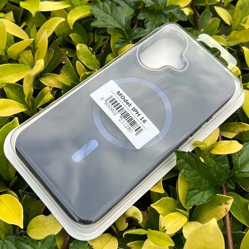 Кожаный чехол SnapCase with MagSafe для Apple iPhone 16 (6.1"), Dark Blue 1, Искусственная кожа, купить оптом с доставкой