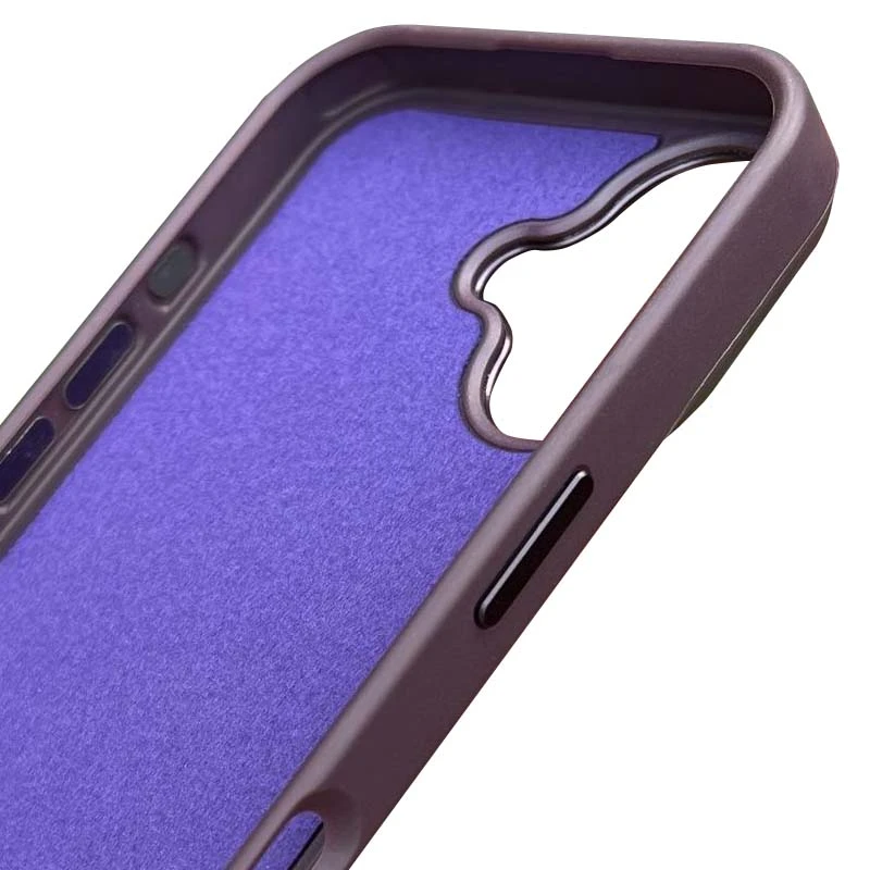 Кожаный чехол SnapCase with MagSafe для Apple iPhone 16 (6.1"), Dark Purple 1, Искусственная кожа, купить оптом с доставкой