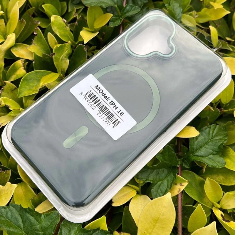 Кожаный чехол SnapCase with MagSafe для Apple iPhone 16 (6.1"), Green 1, Искусственная кожа, купить оптом с доставкой