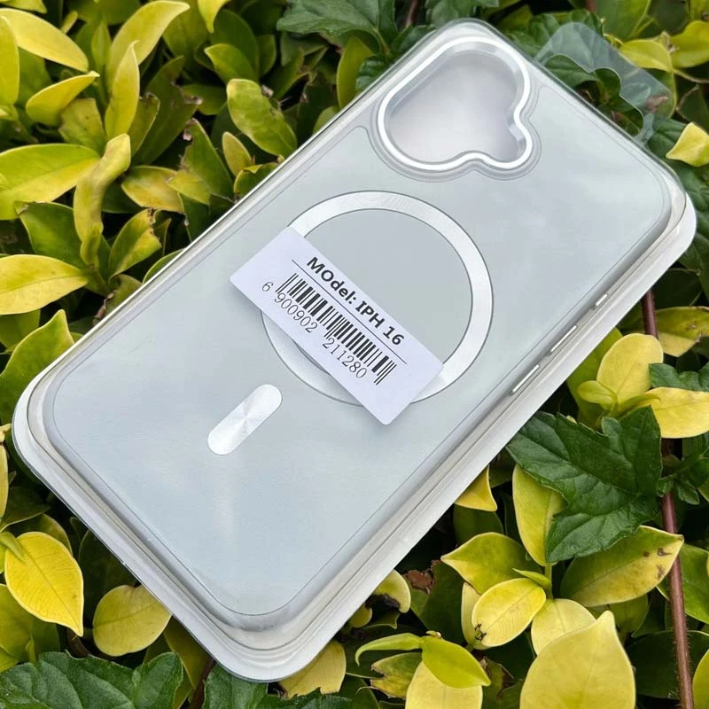 Кожаный чехол SnapCase with MagSafe для Apple iPhone 16 (6.1"), Grey 1, Искусственная кожа, купить оптом с доставкой