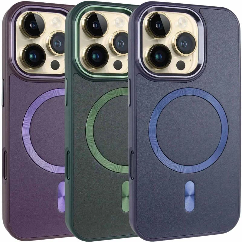 Шкіряний чохол SnapCase with MagSafe для Apple iPhone 16 Pro Max (6.9"), Штучна шкіра, купити оптом з доставкою