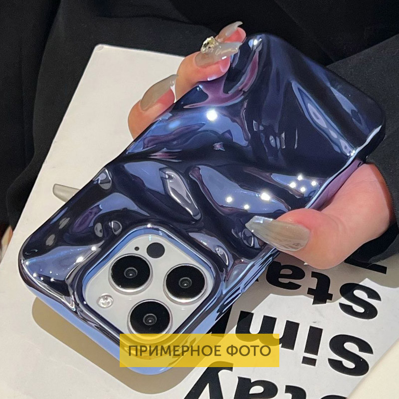 Дзеркальний чохол TPU Sea для Apple iPhone 14 (6.1) | 3D хвилі на малюнкі №6