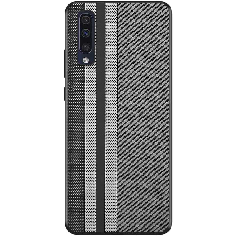 Вишуканий чохол TPU+PC Grid для Samsung Galaxy A50 (A505F) / A50s / A30s | Fashion Case на малюнкі №1